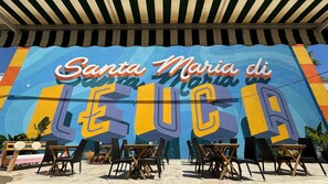 Outdoor dining - Apartment 'Trande' with Balcony, Wi-Fi and Air Conditioning (Santa Maria di Leuca)