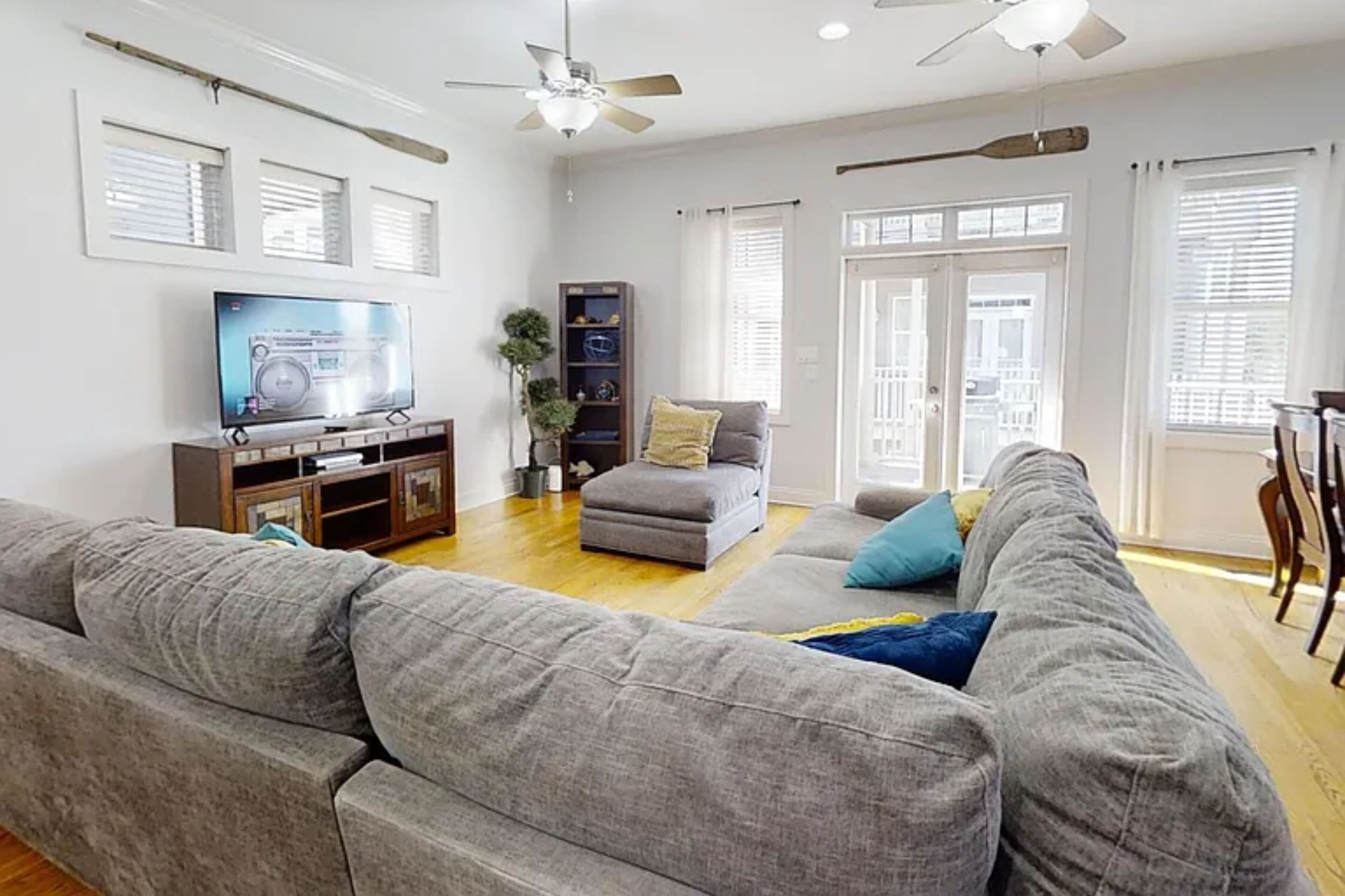 Ferienhaus, Mehrere Betten, Balkon, Gartenblick (6226 Thomas Dr) | Wohnbereich