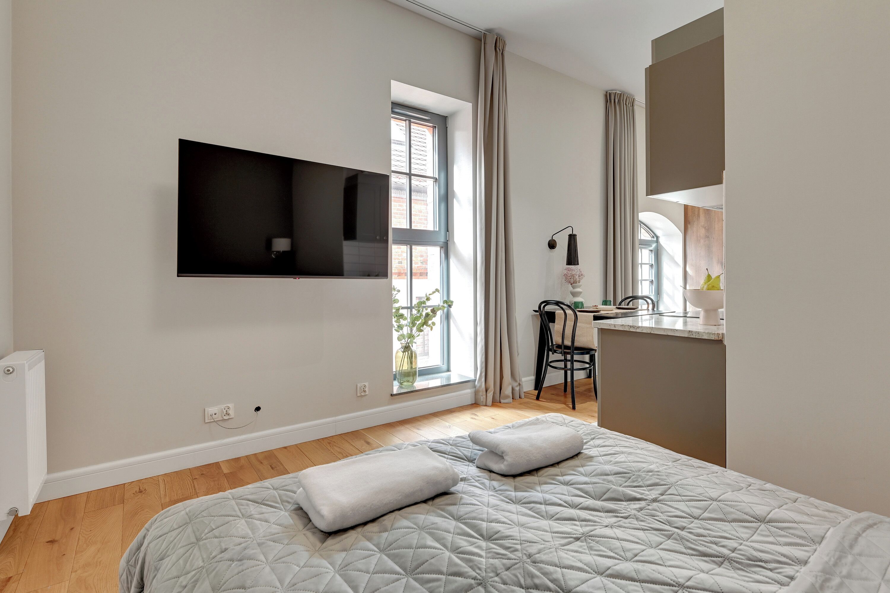 Standaard studio suite | Een strijkplank/strijkijzer, babybedden, gratis wifi, beddengoed