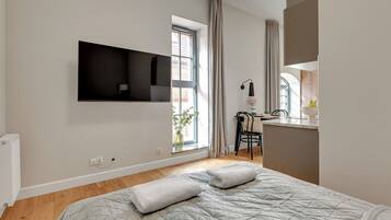 Standaard studio suite | Een strijkplank/strijkijzer, babybedden, gratis wifi, beddengoed