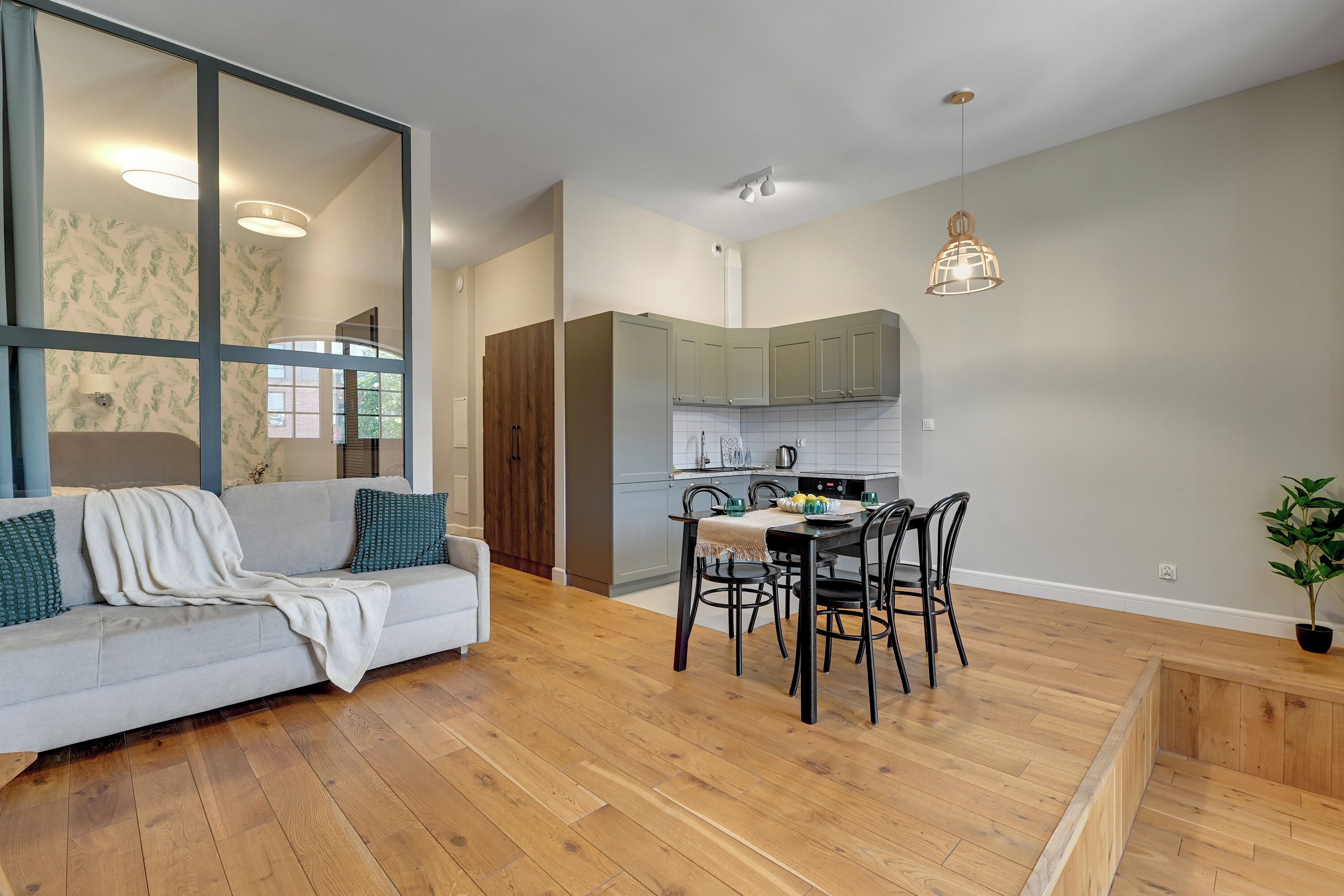 Apartemen Standar | Setrika/meja setrika dan tempat tidur bayi (biaya tambahan)