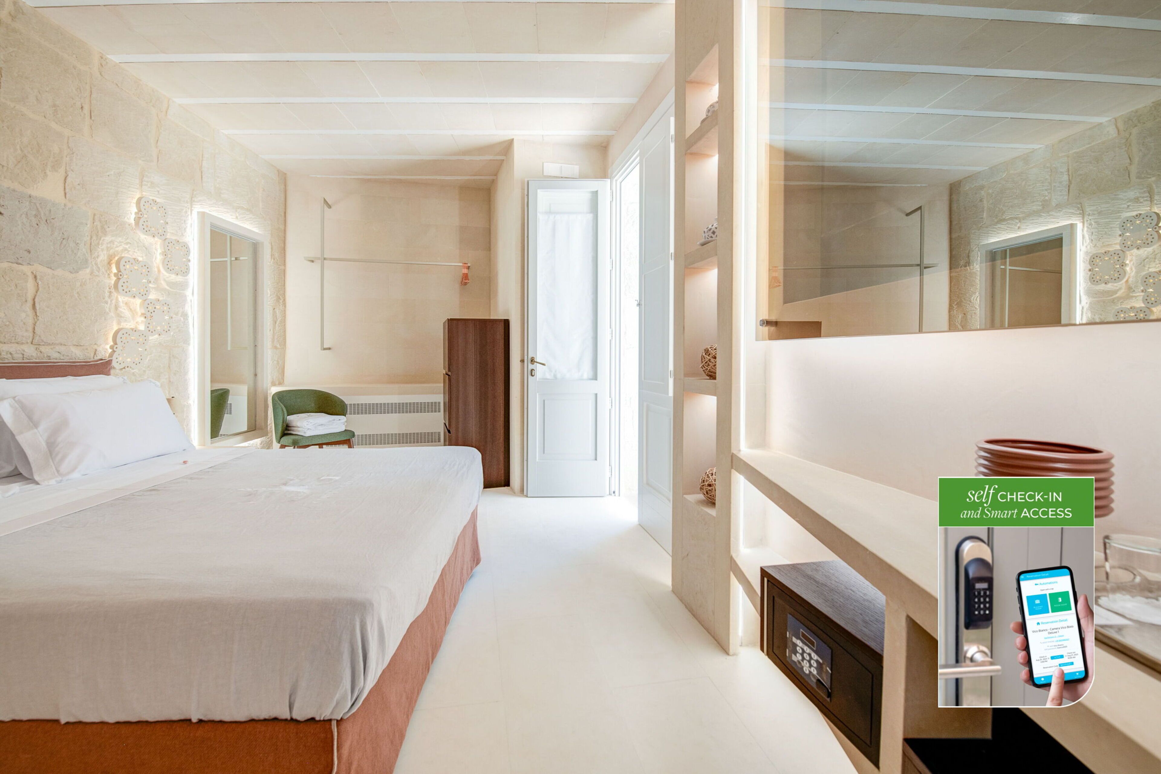 Romantiskt dubbelrum | Värdeförvaringsskåp på rummet, mörkläggningsgardiner och gratis wi-fi