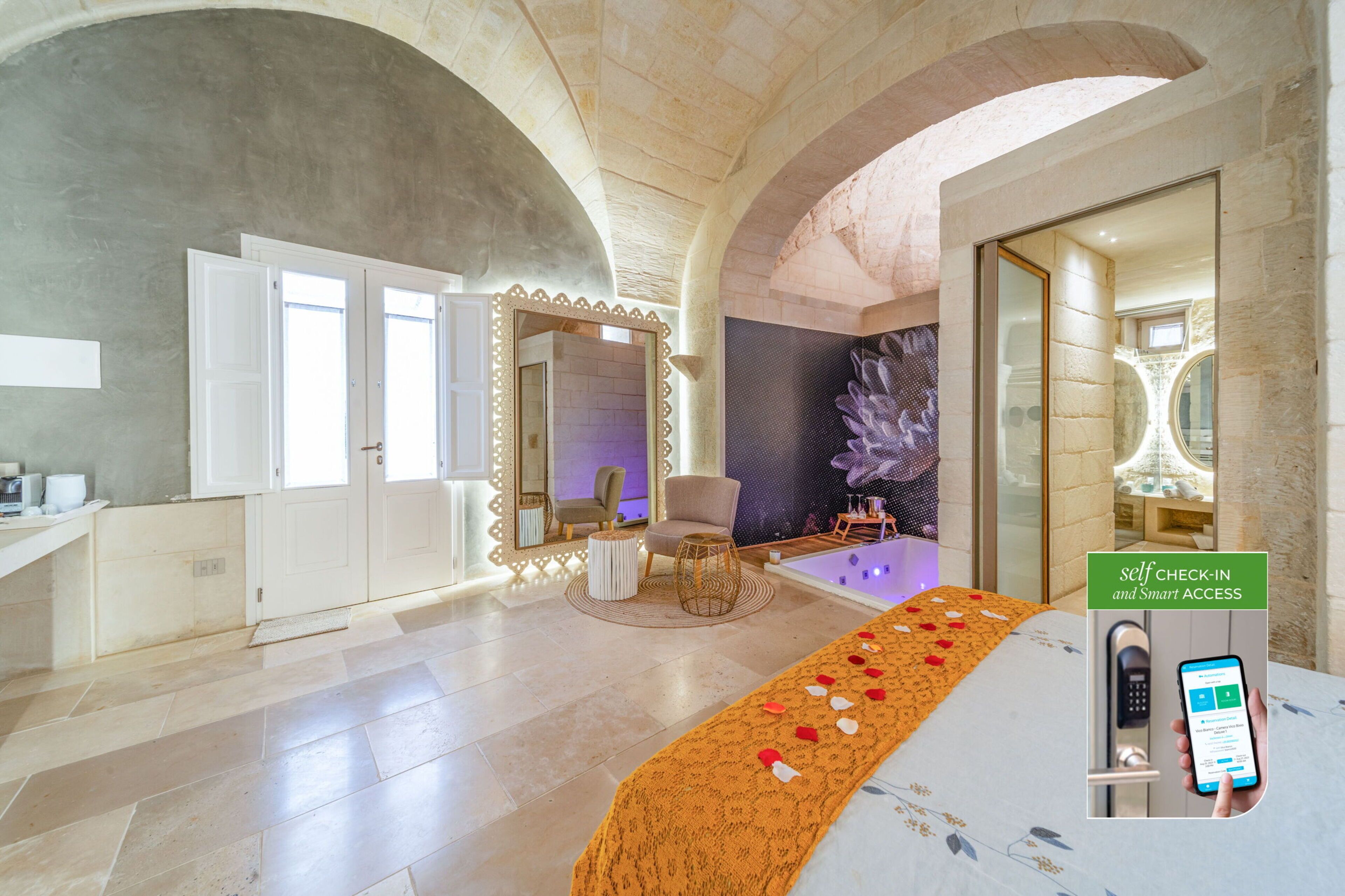 Deluxe Double Room | Spa | Sauna, hot tub, deep-tissue massages, massages