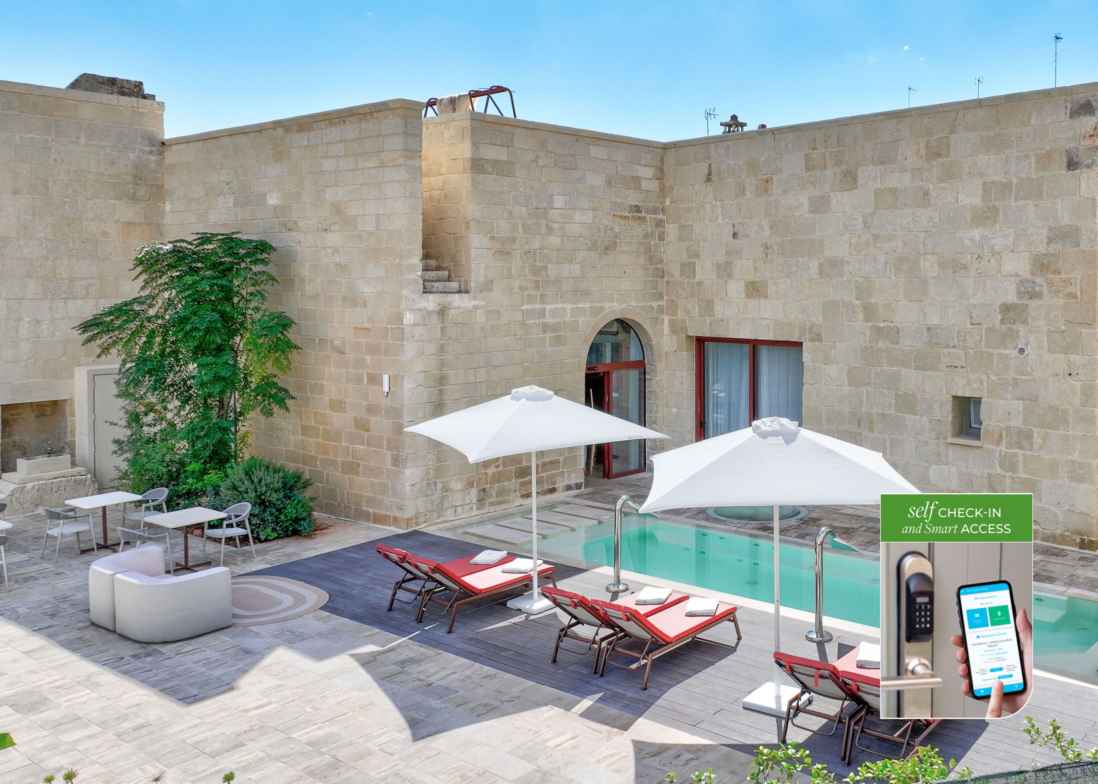 Seasonal outdoor pool