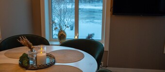 Cozy and charming 2 bedroom  apartment in Fauske , Seaview. For  1-6 Guests