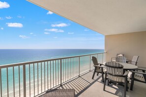 Condo, Multiple Beds, Balcony, Ocean View (Palazzo 1003) | Outdoor dining - Seas the Day! Your Perfect 2BR Beachfront Escape! Sleeps 8! (Panama City Beach)