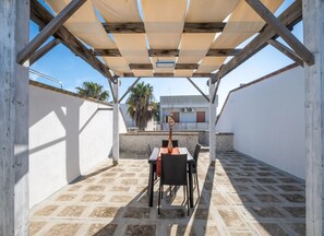 House, 2 Bedrooms, Smoking, Patio | Terrace/patio - Terrazza Sullacqua Seafront Retreat (Porto Cesareo)