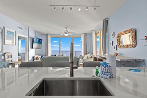 Condo, Multiple Beds, Balcony, Ocean View (Shores of Panama 1429) | Interior - Looking for a Shore Thing? Here it is! 2BR 2.5ba Sleeps 8! Beachfront! (Panama City Beach)
