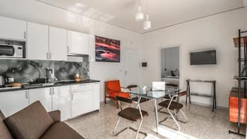 Appartement Deluxe, balcon, vue jardin | Intérieur