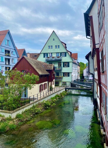 Apartment „Am Kappenturm“ mit Gemeinschaftsgarten, Balkon und WLAN