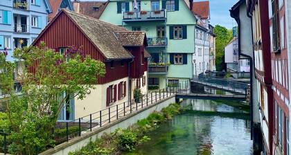Apartment „Am Kappenturm“ mit Gemeinschaftsgarten, Balkon und WLAN