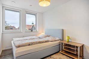 2 dormitorios, wifi, ropa de cama y accesible en silla de ruedas