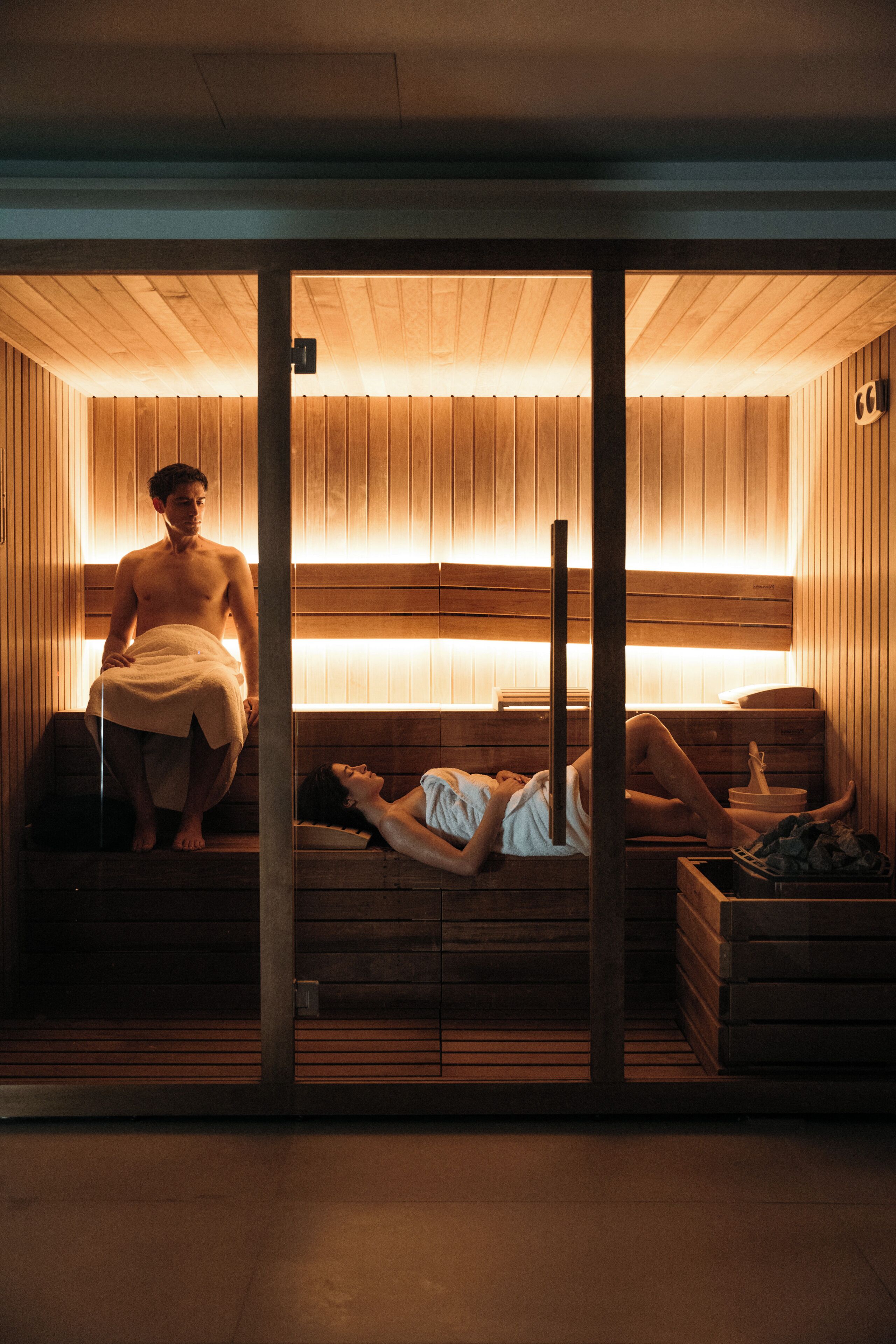 Espace de soins pour les couples, sauna, hammam, massages