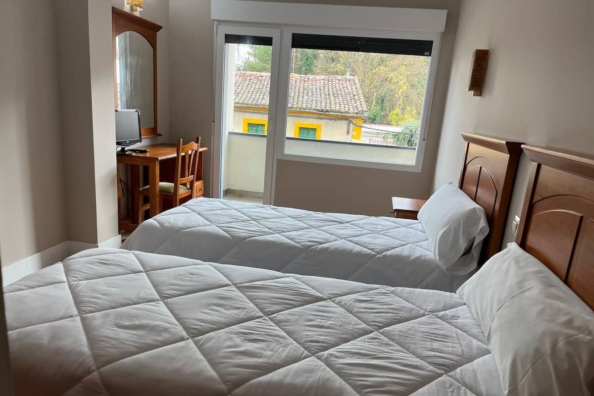 Desk, laptop workspace, free WiFi