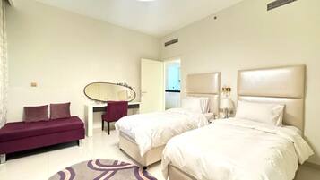 Family Apartment, Balcony, Beach View | Blackout curtains, iron/ironing board, free WiFi