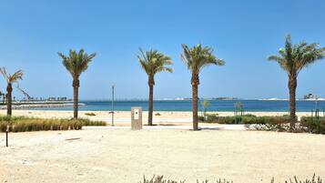 Căn hộ dành cho gia đình, ban công, quang cảnh bãi biển | Bãi biển