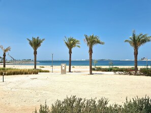 Căn hộ dành cho gia đình, ban công, quang cảnh bãi biển | Bãi biển