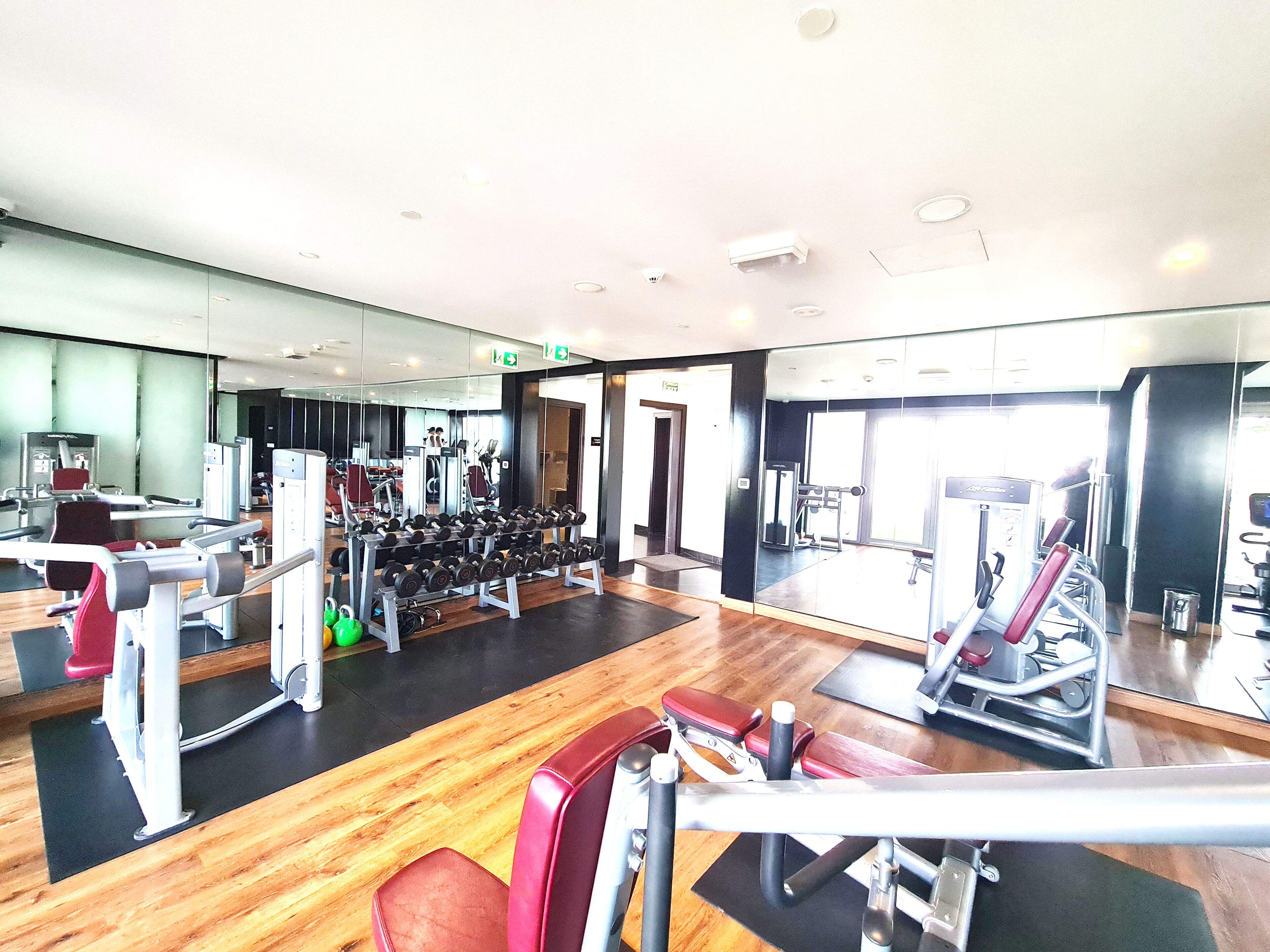 Family Apartment, Balcony, Beach View | Fitness facility