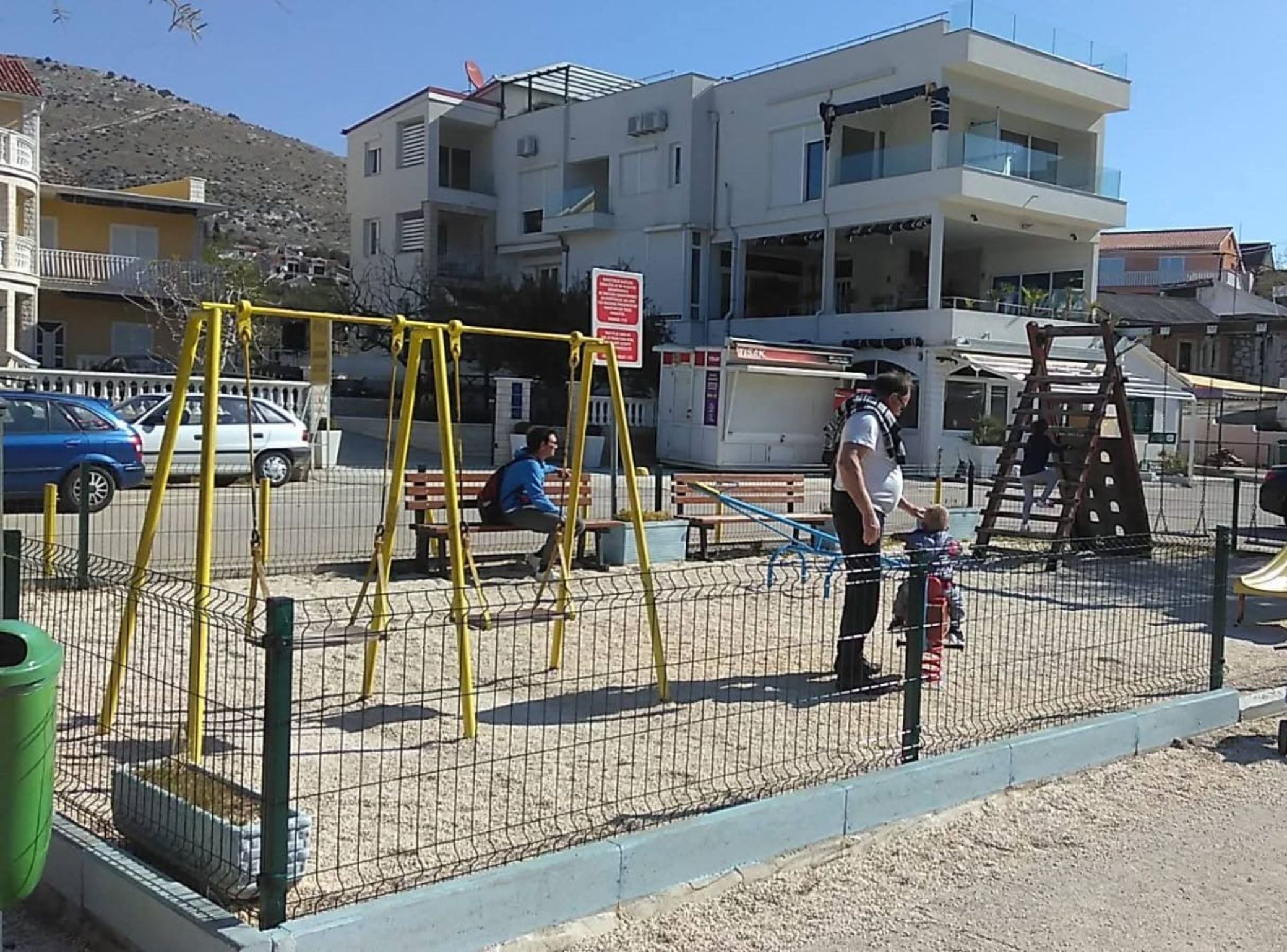 منظر من الجو على ارتفاع عالٍ