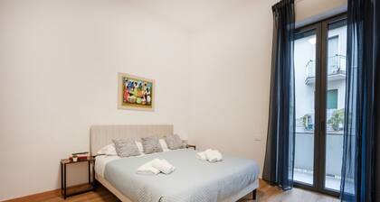 This bright and stylish apartment