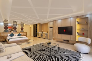 Deluxe Studio Suite, City View | Interior - Beithady Hospitality (New Cairo)
