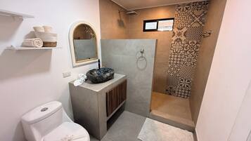 Towels, soap, toilet paper