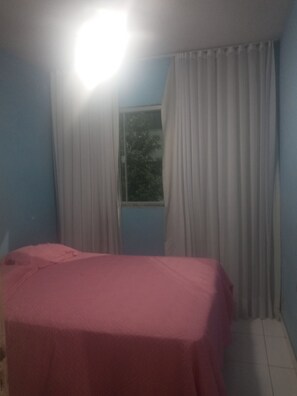 1 bedroom, iron/ironing board, bed sheets