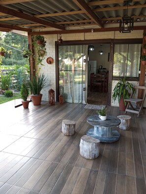 Opções para refeição ao ar livre