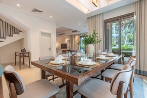 Dining - Peaceful Villa Bedroom + Assistant Room, Cliffside View (Fujairah)