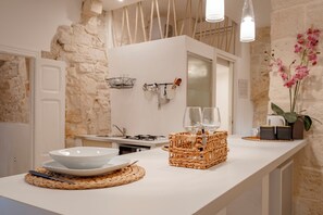 Leilighet – superior, balkong, byutsikt | Oppholdsområde