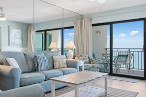 TV - Oceanfront condo sleeps 8, open for summer! (Panama City Beach)