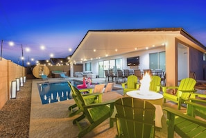 Pool - Sauna · Cold Plunge · Game Room · Heated Pool · Mini Golf (Mesquite)