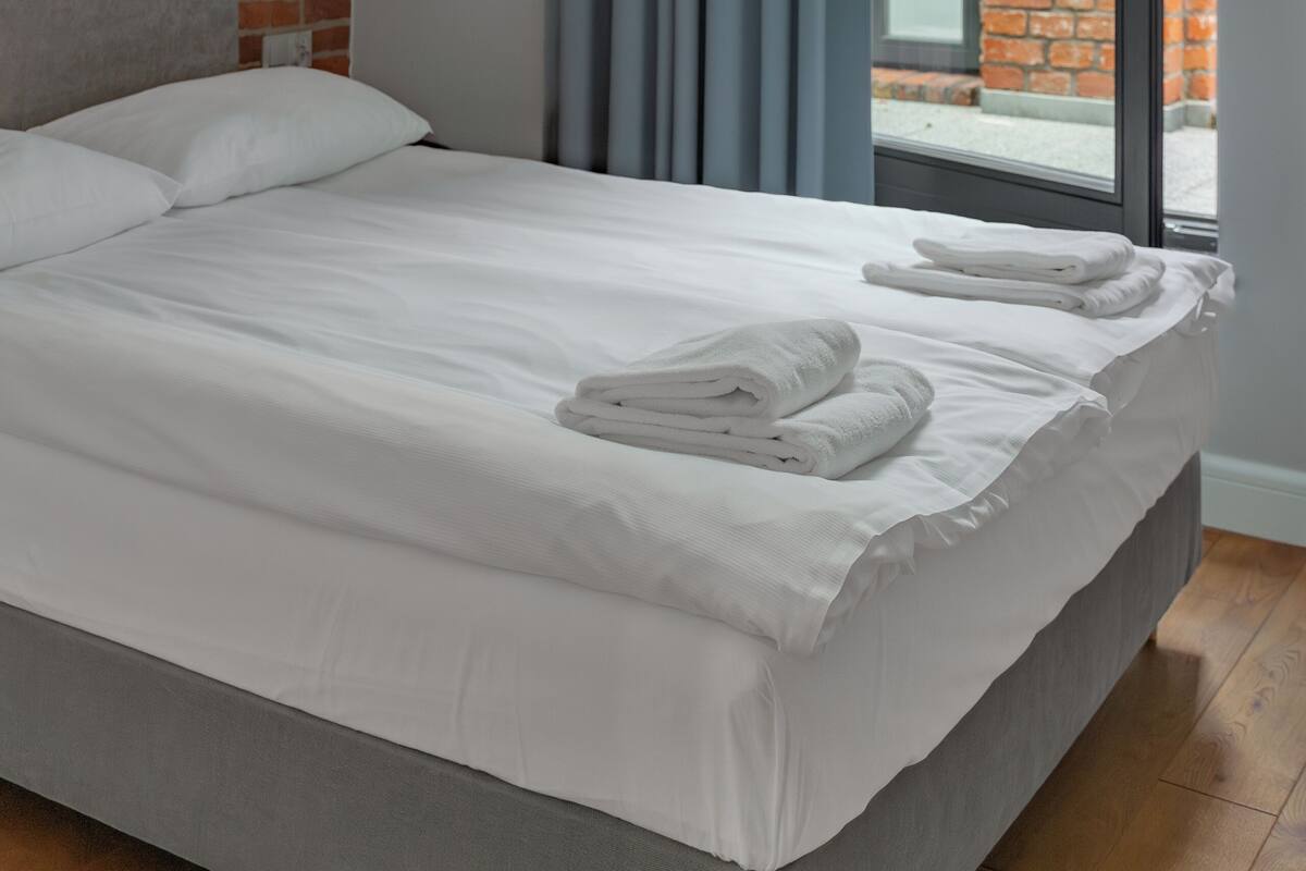 Apartemen Klasik | Setrika/meja setrika, Wi-Fi gratis, dan seprai linen