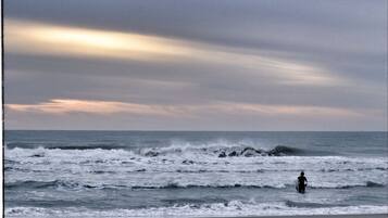 Private beach nearby, 20 beach bars