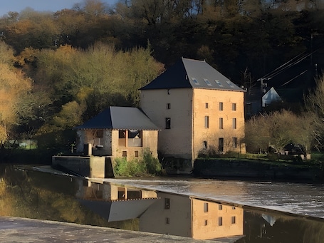 Exterior. Holiday Home 'Moulin De La Benatre' with Private Terrace, Private Garden and Wi-Fi