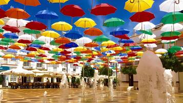 Utendørs bankettområde