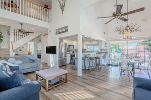 House, Multiple Beds (Into The Mystic) | Living area - Into The Mystic (Fort Myers Beach)