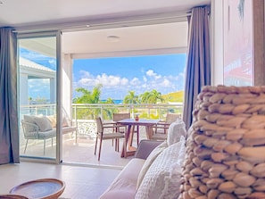 TV - Ti Palm studio, calme & plage à pied (Anse Marcel)