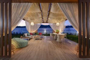 Outdoor dining - Villa Kalathos Bay | Kalathos | Private Pool | 200m to Beach | Near Lindos (Rhodes)