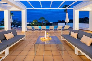Terrace/patio - Villa near Ibiza Town, sleeps 12/13 (Ibiza)