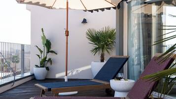 Deluxe Apartment, 2 Bedrooms, Terrace | Terrace/patio