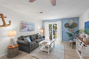 Condo, 1 Queen Bed with Sofa bed (Tradewinds Condominium #28- At the Be) | Living area - Tradewinds Condominium #28- At the Beach! (Miramar Beach)