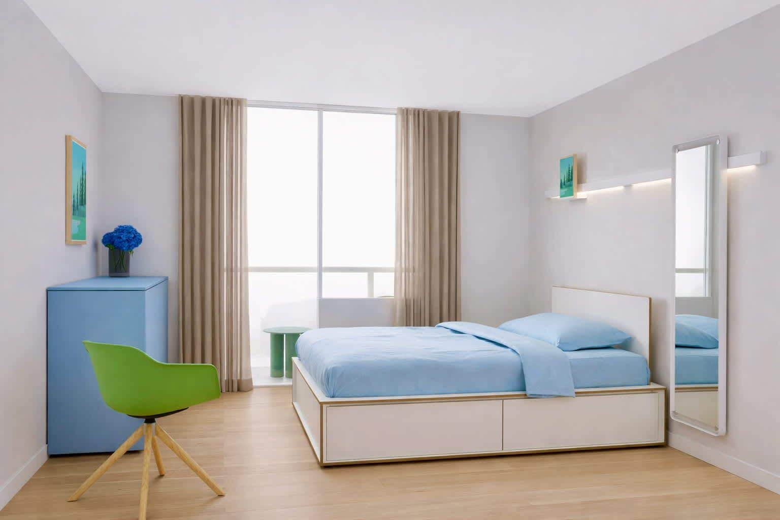 1 quarto, escrivaninha, Wi-Fi, roupa de cama