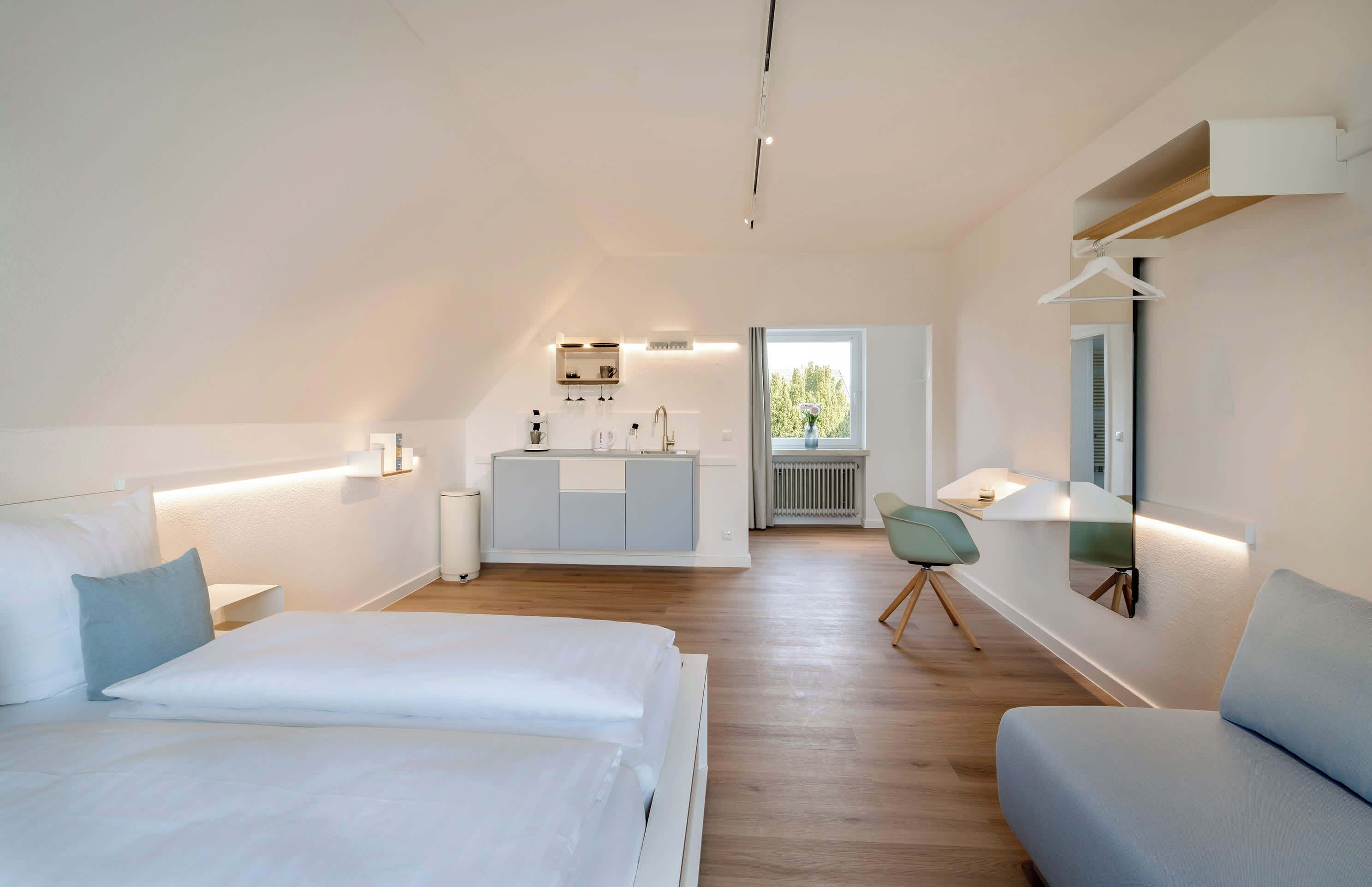 1 habitación, escritorio, wifi y ropa de cama 
