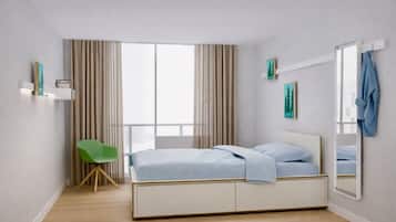 1 quarto, escrivaninha, Wi-Fi, roupa de cama