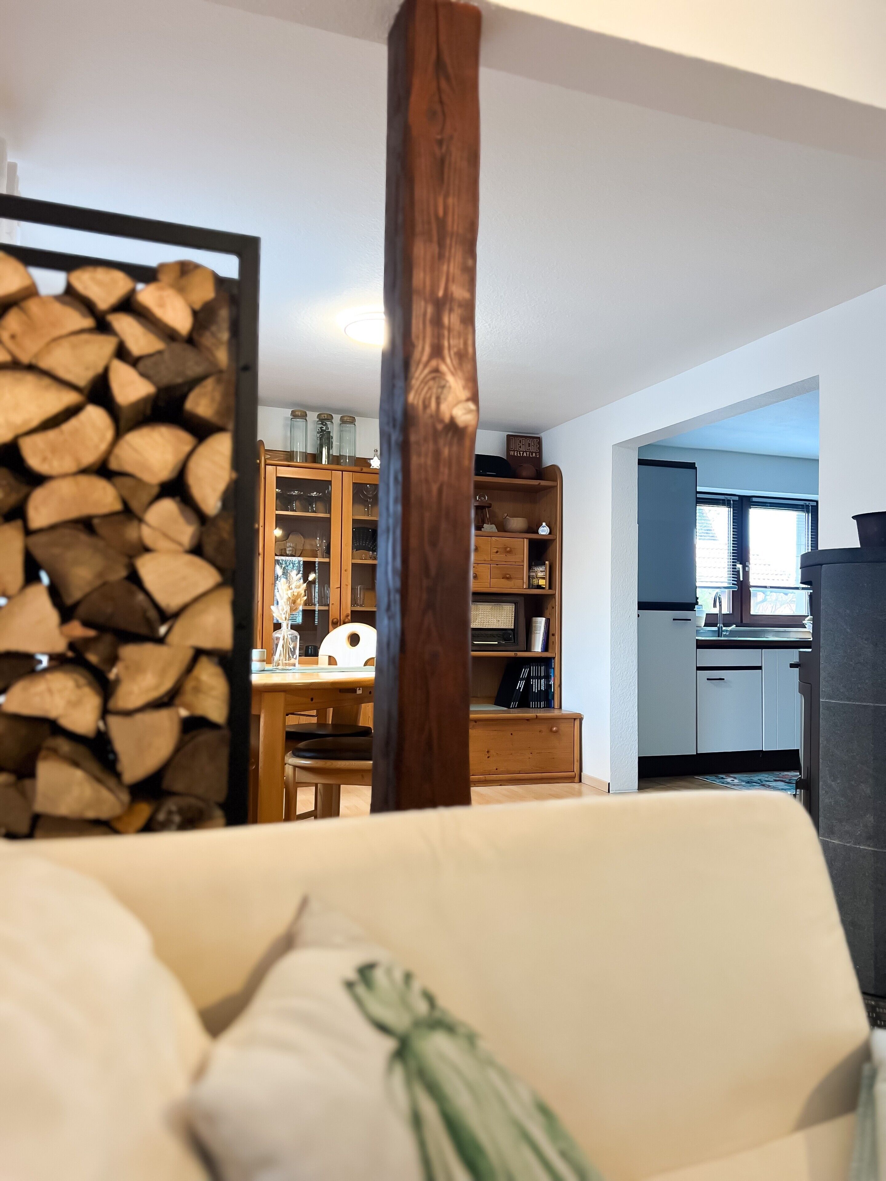 TV, fireplace, DVD player