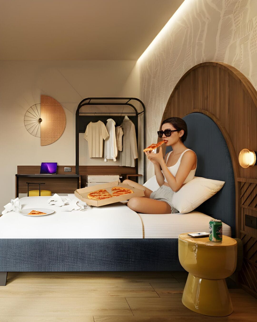 Ropa de cama hipoalergénica y minibar 