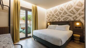 Camera Standard, terrazzo | Biancheria da letto ipoallergenica, minibar, una cassaforte in camera