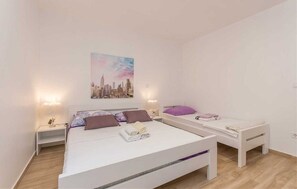 2 habitaciones, wifi gratis y ropa de cama 