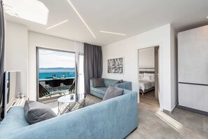 Iron/ironing board, free WiFi, bed sheets - Beachfront Villa Fresca (F4) Penthouse 6+1 guests (Bibinje)